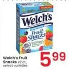 Albertsons Welch's Fruit Snacks offer