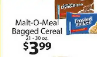 Family Fresh Market Malt-o-meal Bagged Cereal offer