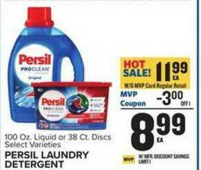 Food Lion Persil Laundry Detergent offer