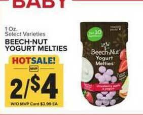 Food Lion Beech-nut Yogurt Melties offer