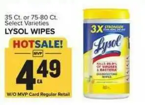 Food Lion Lysol Wipes offer