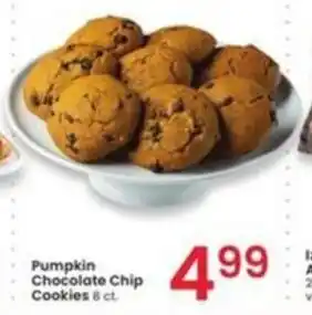 Albertsons Pumpkin Chocolate Chip Cookies offer