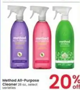 Albertsons Method All-Purpose Cleaner offer