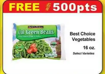 Market Basket Best Choice Vegetables 16 Oz. offer