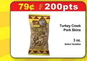 Market Basket Turkey Creek Pork Skins 3 Oz. offer