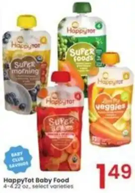 Albertsons HappyTot Baby Food offer