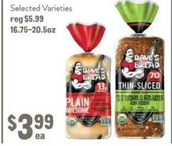 New Seasons Market Dave's Bread offer
