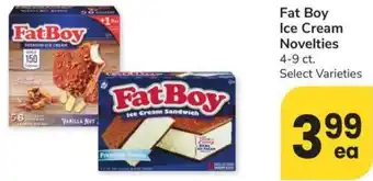 Albertsons Fat Boy Ice Cream Novelties offer