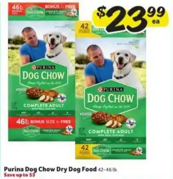 Winn Dixie Purina Dog Chow Dry Dog Food offer