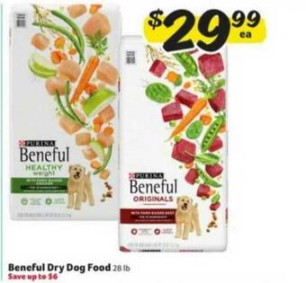 Winn Dixie Purina Beneful Dry Dog Food offer