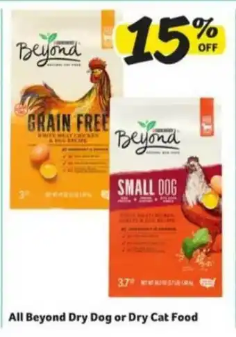 Winn Dixie All Beyond Dry Dog Or Dry Cat Food offer