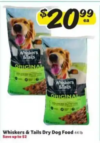 Winn Dixie Whiskers & Tails Dry Dog Food offer