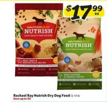 Winn Dixie Rachael Ray Nutrish Dry Dog Food offer