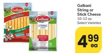 Albertsons Galbani String or Stick Cheese offer