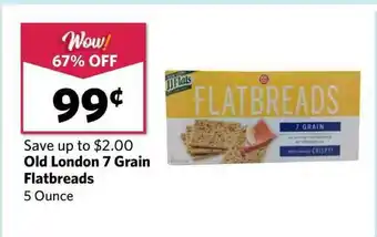 Grocery Outlet Old London 7 Grain Flatbreads offer