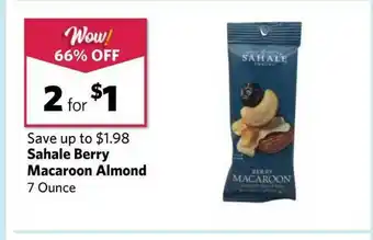 Grocery Outlet Sahale Berry Macaroon Almond offer