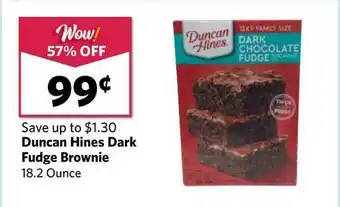 Grocery Outlet Duncan Hines Dark Fudge Brownie offer