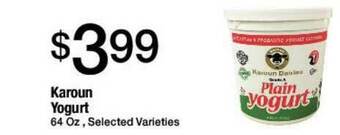 Jons International Karoun Yogurt offer
