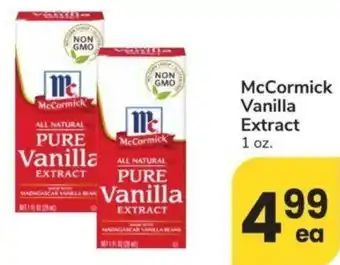 Albertsons McCormick Vanilla Extract offer