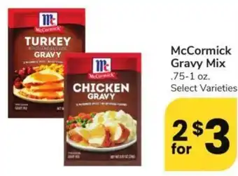 Albertsons McCormick Gravy Mix offer