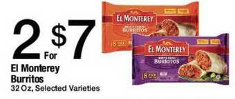 Jons International El Monterey Burritos offer