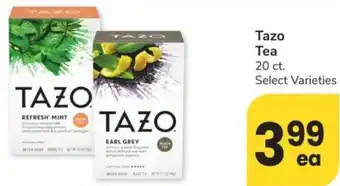 Albertsons Tazo Tea offer