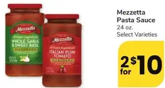 Albertsons Mezzetta Pasta Sauce offer