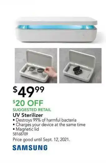 Nebraska Furniture Mart Samsung Uv Sterilizer offer