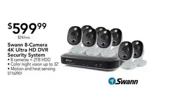 Swann 8-camera 4k Ultra Hd Dvr Security System
