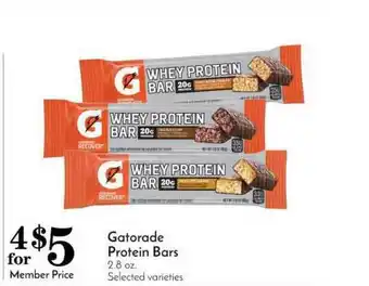 Pavilions Gatorade Protein Bars offer