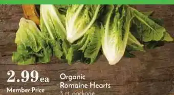 Pavilions Organic Romaine Hearts offer