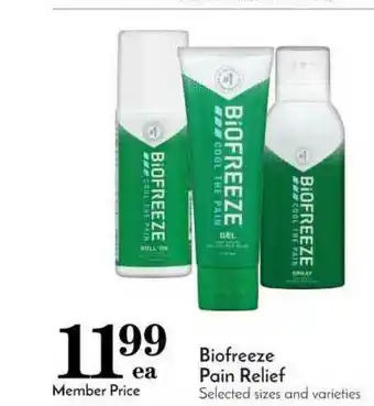 Pavilions Biofreeze Pain Relief offer
