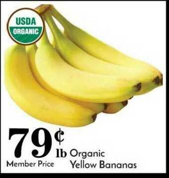 Pavilions Organic Yellow Bananas offer