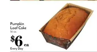 Pavilions Pumpking Loaf Cake offer