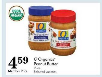 Pavilions O Organics® Peanut Butter offer