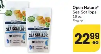 Albertsons Open Nature Sea Scallops offer
