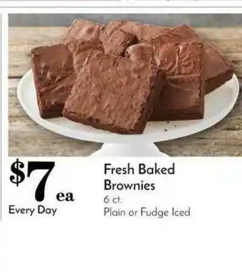 Pavilions Fresh Baked Brownies offer