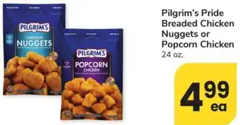 Albertsons Pilgrim's Pride Breaded Chicken Nuggets or Popcorn Chicken offer