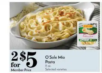 Pavilions O'Sole Mio Pasta offer