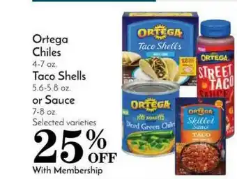 Pavilions Ortego Chiles, Taco Shells Or Sauce offer