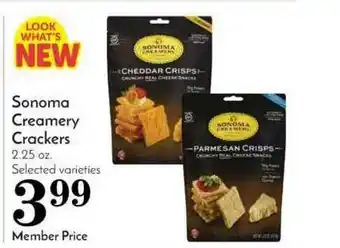 Pavilions Sonoma Creamery Crackers offer