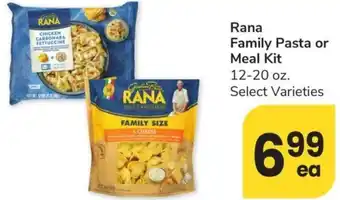 Albertsons Rana Family Pasta or Meal Kit offer