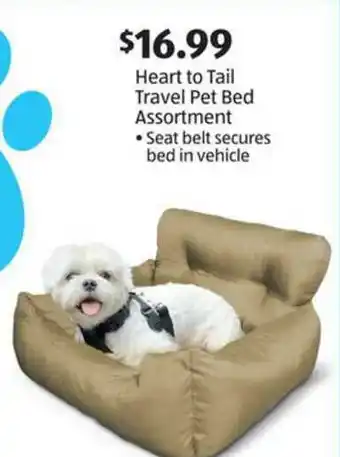 Aldi Heart To Tail Travel Pet Bed Assortment offer