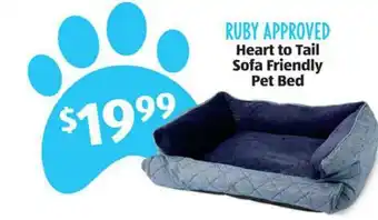 Aldi Heart To Tail Sofa Friendly Pet Bed offer