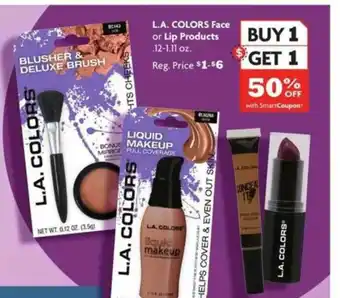 Family Dollar L.A. Colors Face Or Lip Products offer