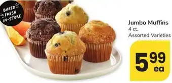 Albertsons Jumbo Muffins offer