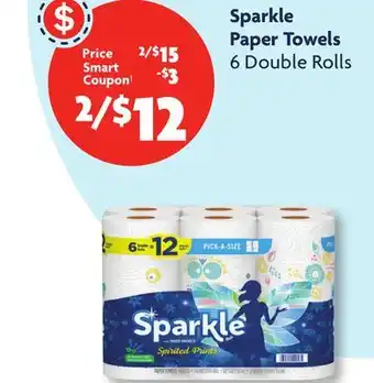 Family Dollar Sparkle paper towels offer