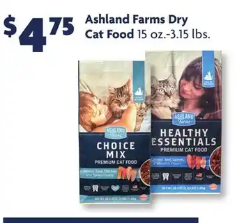 Family Dollar Ashland farms dry cat food offer