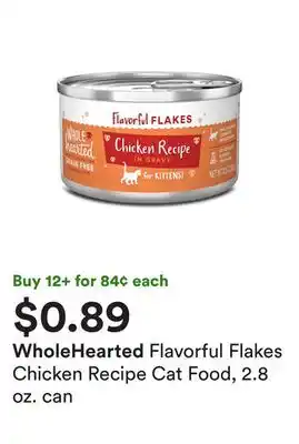 Petco Flavorful flakes chicken recipe cat food, 2.8 oz. can offer