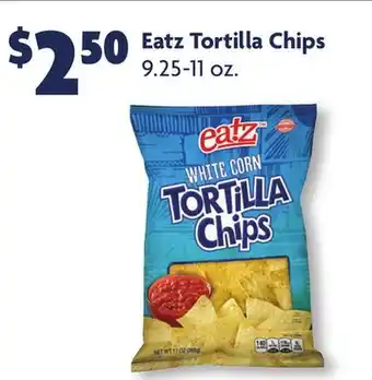 Family Dollar Eatz tortilla chips offer